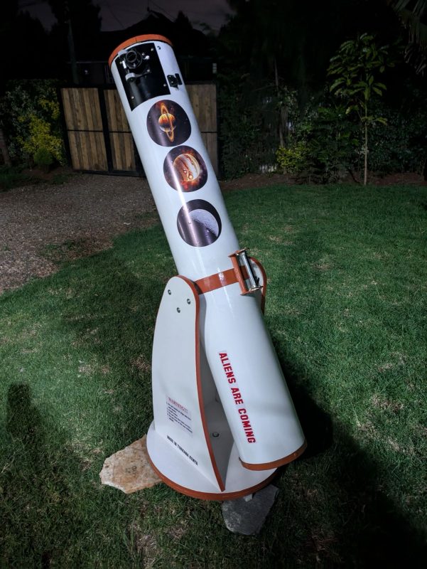 The Turkanascope in a garden